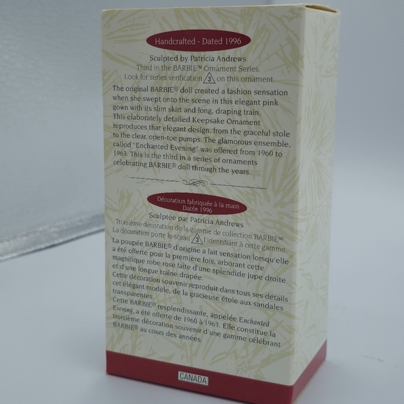 Vintage 1996 Hallmark Keepsake Enchanted Evening Barbie Doll Ornament - Picture 2 of 6